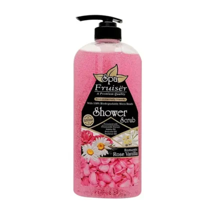Fruiser Spa Rose Vanilla Romantic Shower Scrub – 730ml