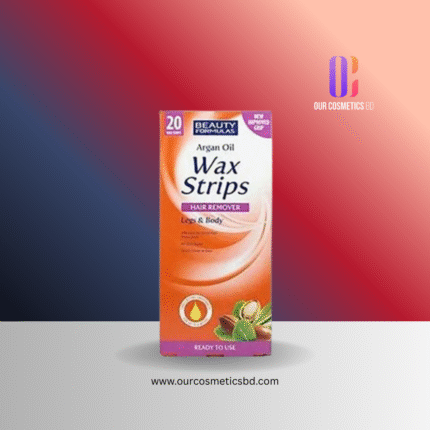 Beauty Formulas Argan Oil Wax Strips Hair Removal Legs & Body