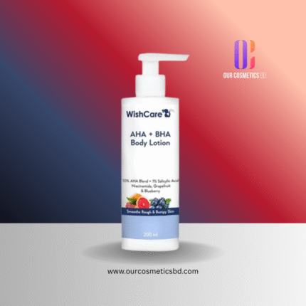 WishCare 10% AHA + 1% BHA Body Lotion Smooths Rough & Bumpy Skin With Niacinamide 200ml