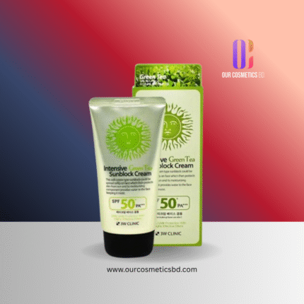 3W Clinic Intensive Green Tea Sunblock Cream SPF 50+PA+++ (70ml)