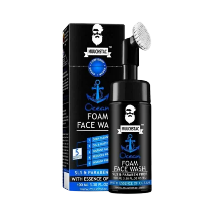 Muuchstac Ocean Foam Facewash for Men – 100ml