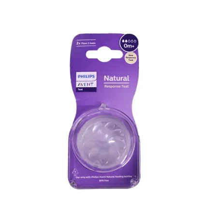 Philips Avent Natural Teat 0m+ Twin Pack Nipple