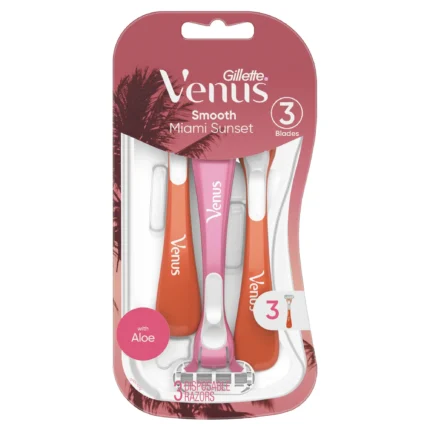 Venus Miami Sunset Smooth Women's Razors, 3 pis set