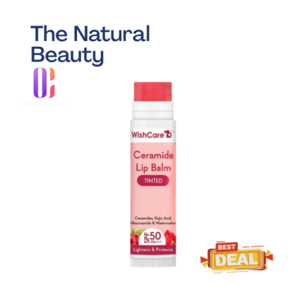 WishCare Ceramide Lip Balm with SPF 50 PA+++ (Tinted)