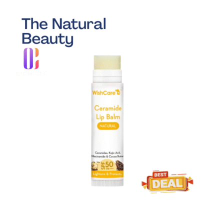 WishCare Ceramide Lip Balm with SPF 50 PA+++ (Natural)