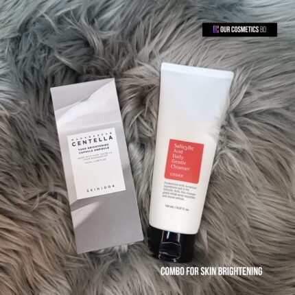 Brightening Skincare Combo capsoule ampoule 100 ml cosrx salicylic acid face wash