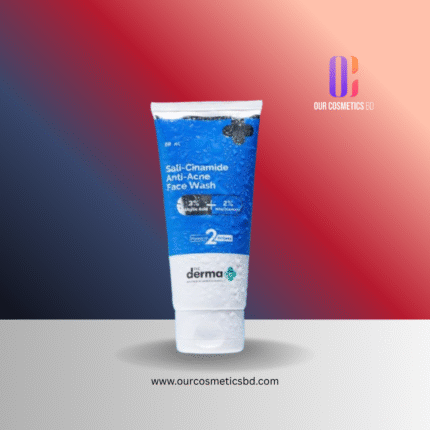 The Derma CO Sali-Cinamide Anti-Acne Face Wash | with 2% Salicylic Acid & 2% Niacinamide | Helps Reduce Acne & Acne Marks | Deeply Cleanses Clogged Pores | 2.71 Fl Oz/80ml