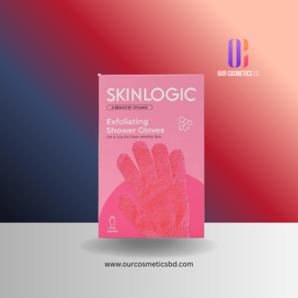 Skinlogic Exfoliating Shower Gloves 1 Pair Pink